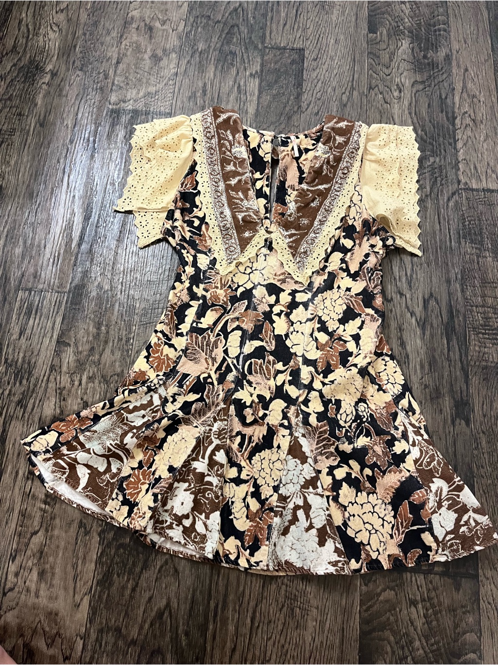 Free People Bali Antoinette Corduroy Mini Dress